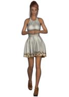 girl fashion as a 3d