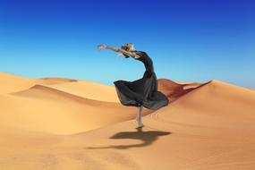 dancer in the desert as a fantasy