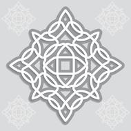 decorative abstract ornament design drawing