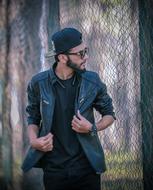 guy in trendy clothes