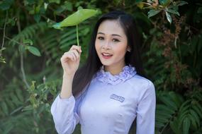 attractive Asian woman