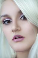 Girl Portrait white hair