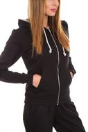 woman in black sportwear