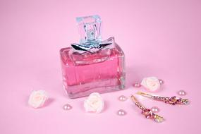 Pink Perfume in Beautiful bottle