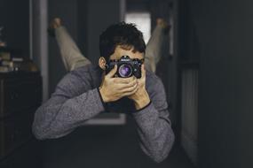 Man with Photo Camera