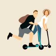 clipart of together and happy wife and husband
