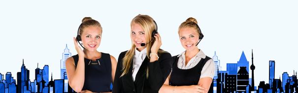 Call Center Headset girls