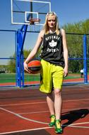 Girl on Sports Park