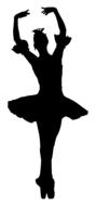 ballerina silhouette dance