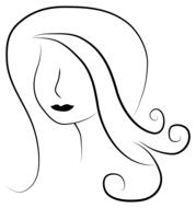girl head image drawing
