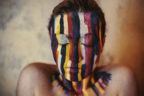 Picture Woman Paint face