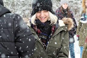 Winter Snow Cold people