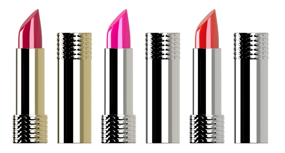 isolated new lipsticks