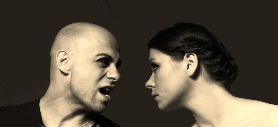Man and Woman in trouble