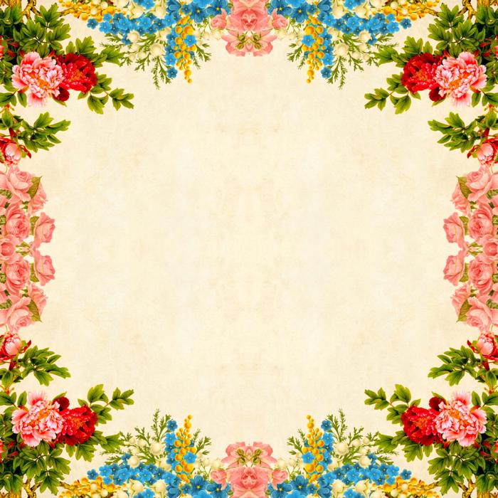 flowers background vintage