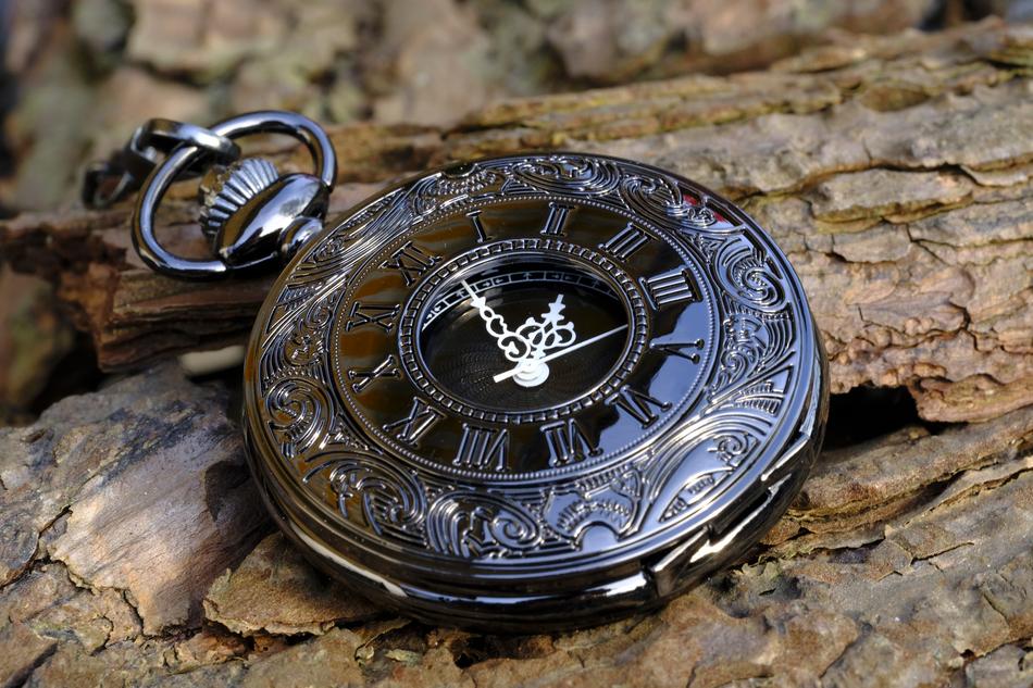 decorated pocket watch