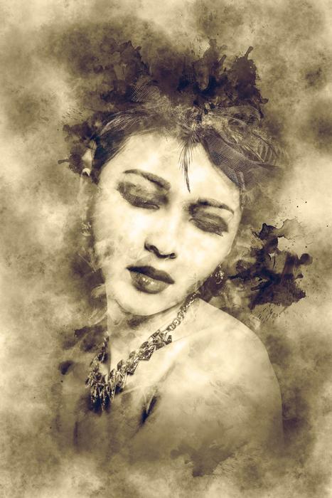 Woman Portrait retro
