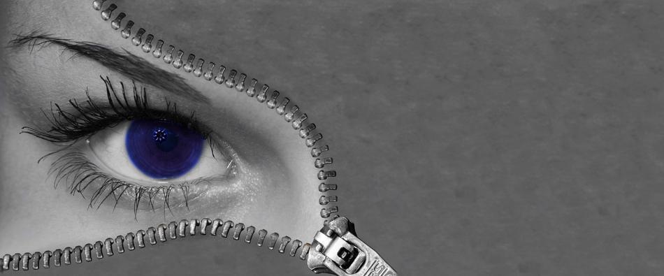 Eye Woman zip Composing