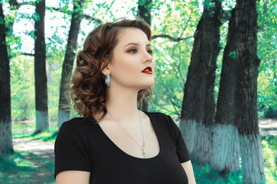 Woman Fashion forest