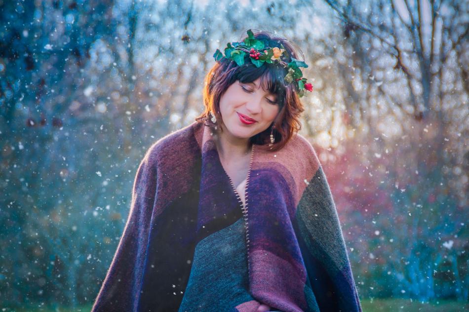 incredibly beautiful Winter Portrait Woman