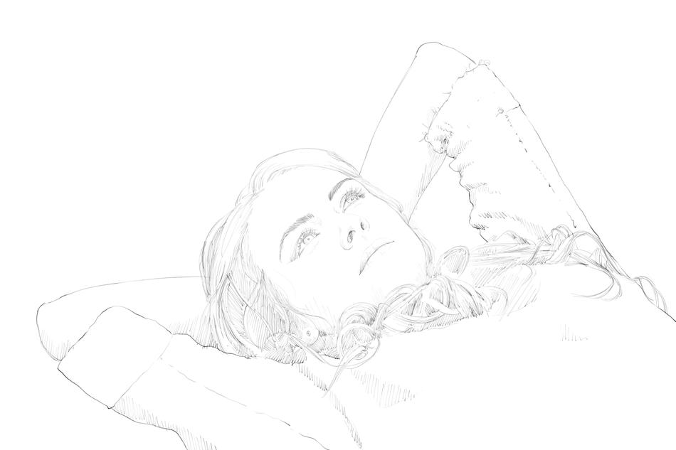 girl beautiful drawing