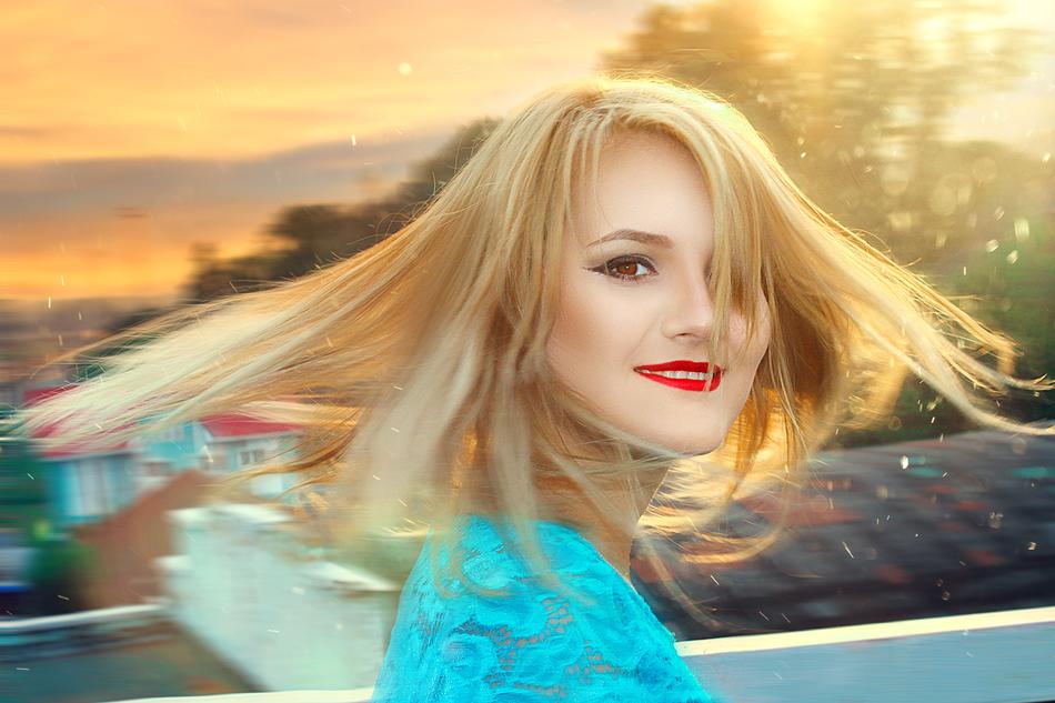 Woman at Summer Nature