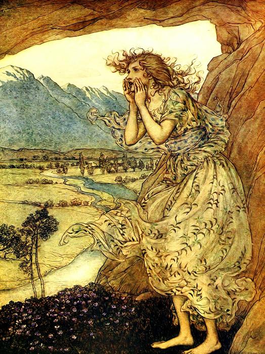 vintage drawing by arthur rackham
