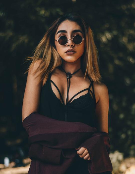 young Girl in tea shades