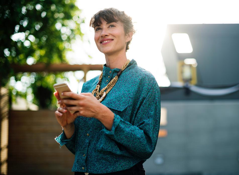 photo of Woman Smile on street