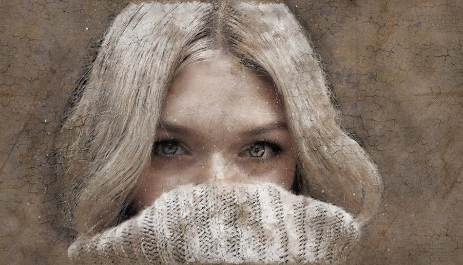 woman as a art abstract