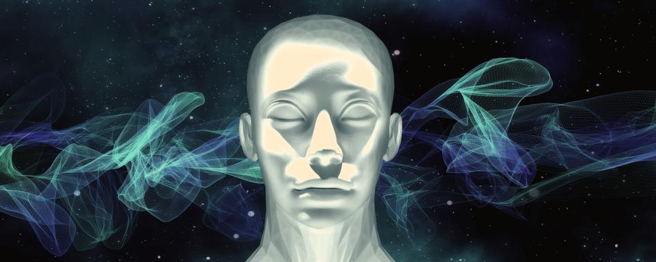 Clipart with the body spit with beautiful and colorful background with mist