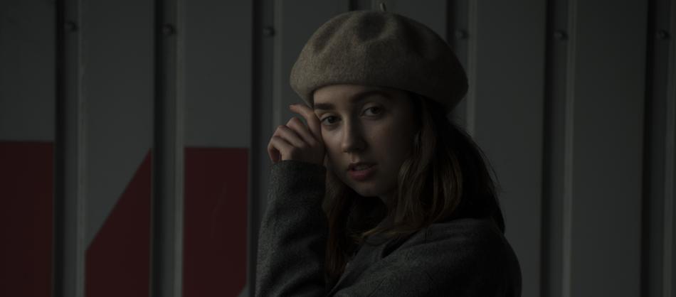 Teenager Girl in french hat