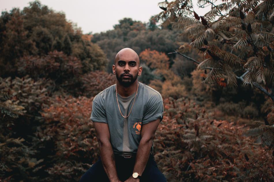 Fashion Man in forest