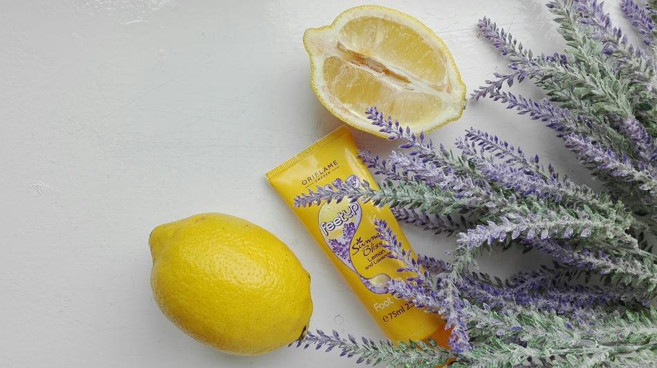 cream with lavender and lemon