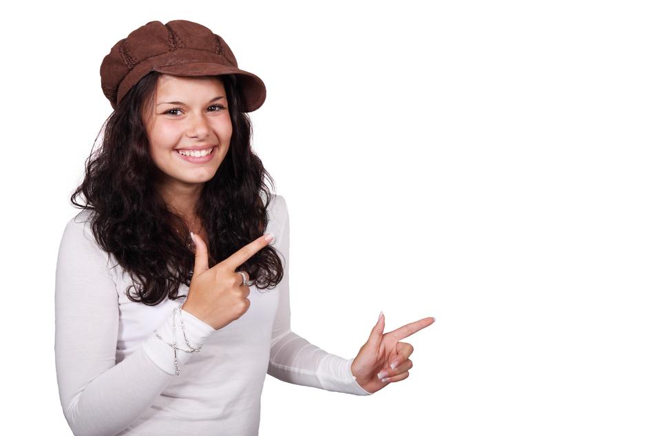 Brown Brunette hat