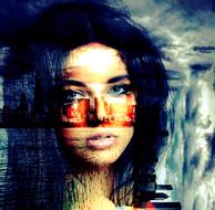 portrait of a beautiful girl as a digital fantasy