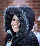 Winter Portrait Cold girl