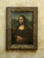 Mona Lisa Painting in louvre Gallery, france, paris