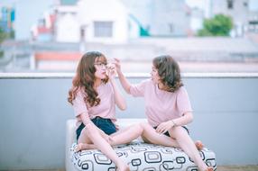 Girls Female Fashion models