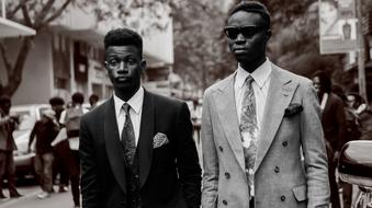 two African Americans in suits