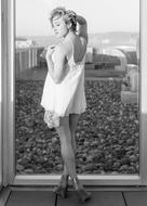 Model Person Rocks black and white