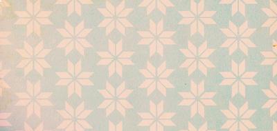 Beautiful, vintage Christmas banner with pink and green patterns