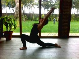 Yoga Practice meditation Woman