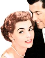 retro portrait of a couple