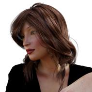 mannequin in brown wig