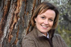 portrait of Woman at Autumn forest