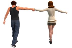woman and man tube pair