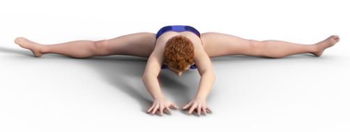 clipart woman attractive yoga gymnastics