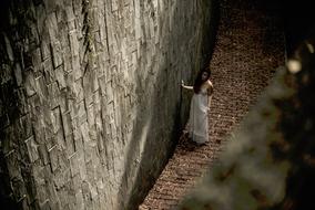 girl and Stones Walls Flooring