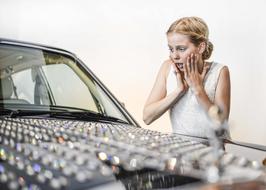 Beautiful Car and Woman